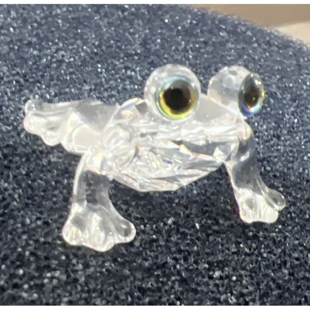 Swarovski Crystal Figurine Baby Frog Collectable Animal #286313 MIB No Paperwork